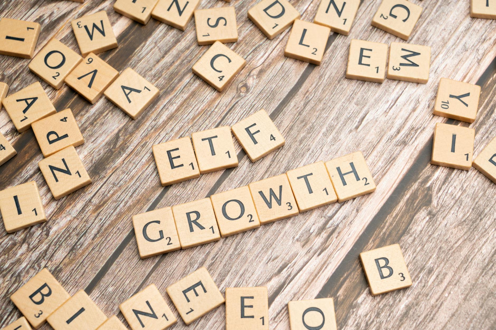 the word eft growth written on wooden blocks